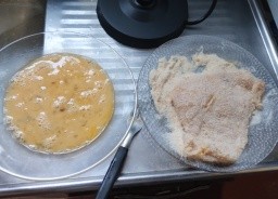 Frango empanado